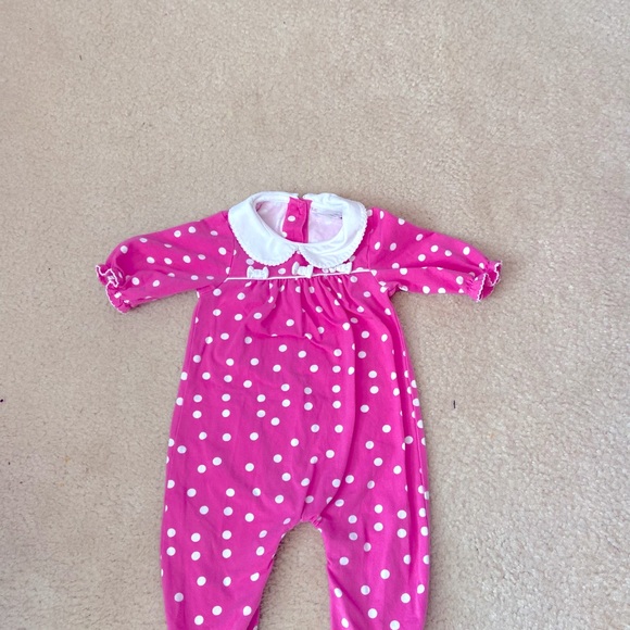 Florence Eiseman Pink Polka Dot Baby Girl Bubble - Picture 3 of 9